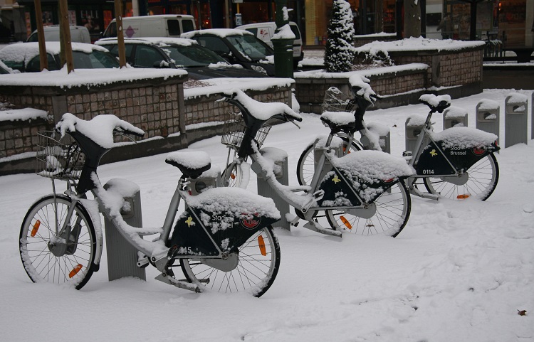 Снегопады и непогода в Бельгии хоть и редко, но случаются